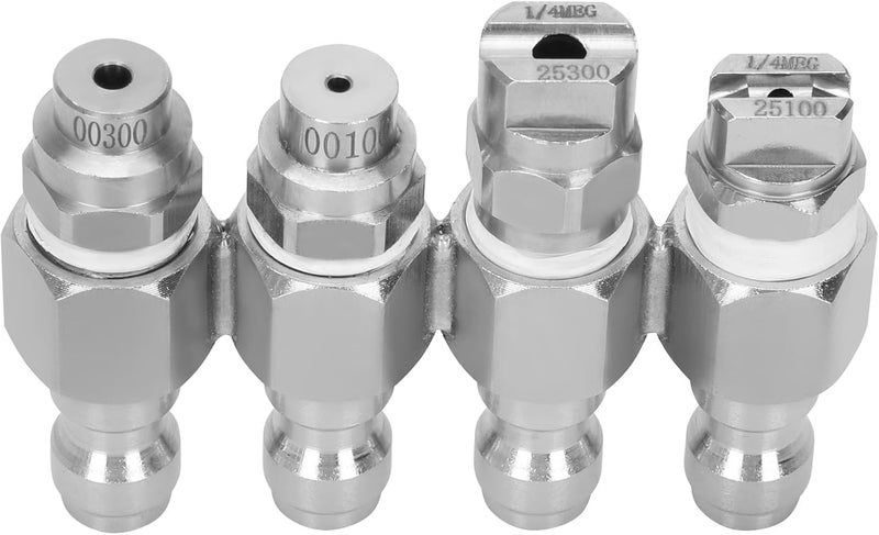 phabcf 4 Way Rod Nozzle suitable for 2-3 GPM Rod Pressure Washer Nozzle - Image 1
